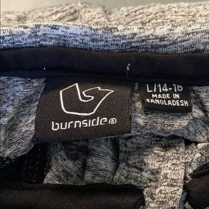 Boy collard grey shirt